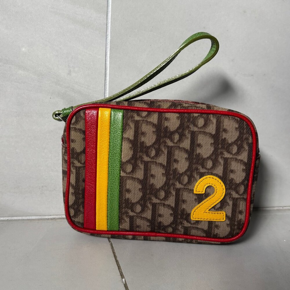 Christian Dior  Monogram Rasta Wristlet - Picture 2 of 8